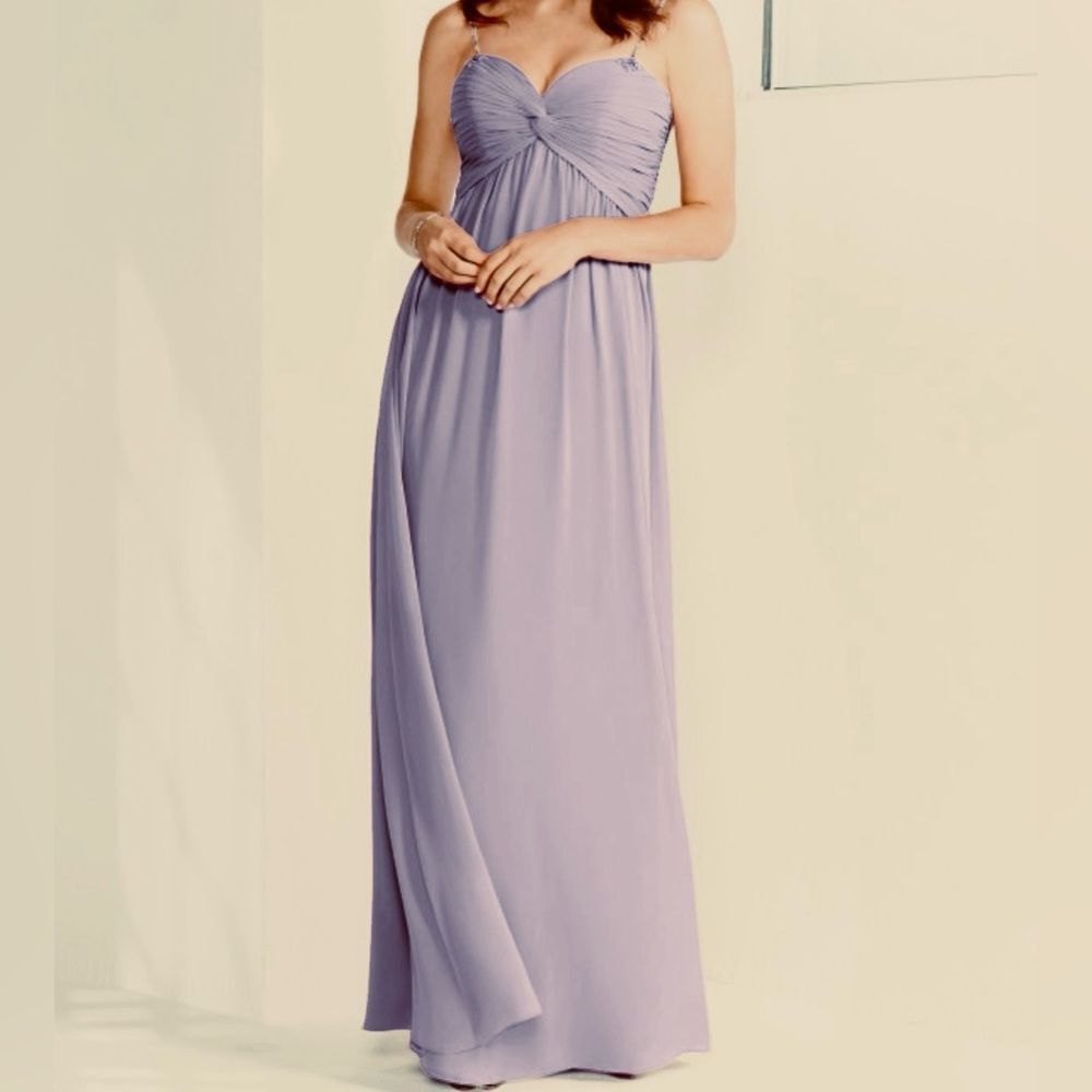 COLOUR by Kenneth Winston Formal Lavender Maxi Dress Size Small 4